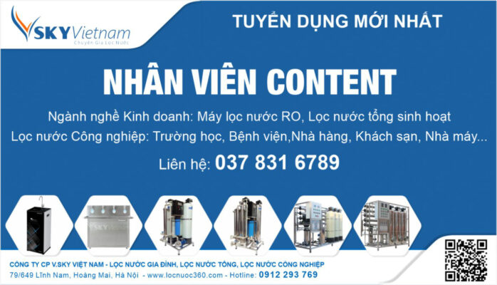 tuyển Nhân viên sáng tạo nội dung