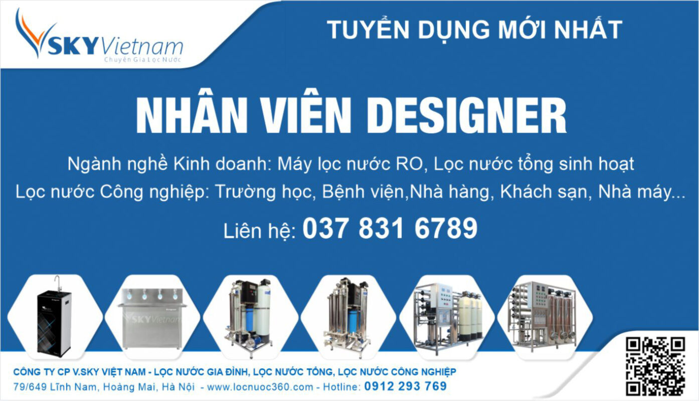 Locnuoc360 tuyển dụng Thiết kế đồ họa 2D 1 Locnuoc360 tuyển dụng Thiết kế đồ họa 2D