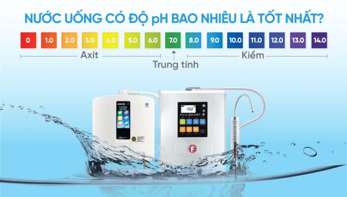 Nước có độ pH bao nhiêu tốt cho sức khỏe