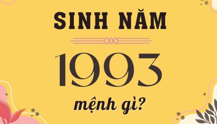 Sinh Năm 1993 Mệnh Gì? Tuổi Quý Dậu 1993 Hợp Với Tuổi Nào?