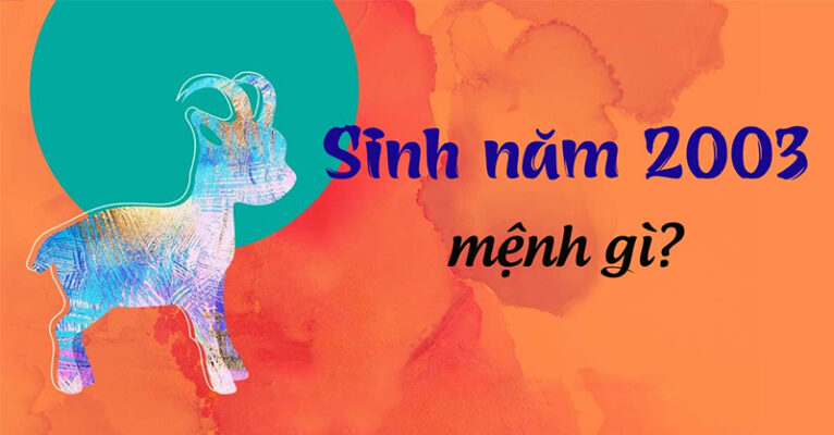 Người sinh năm 2003 mệnh gì? Màu sắc và con số nào hợp tuổi 2003?
