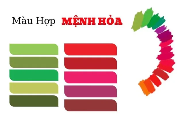 Mệnh Hỏa hợp màu gì và khắc màu gì? Gợi ý màu sắc đồ dùng mang lại may mắn
