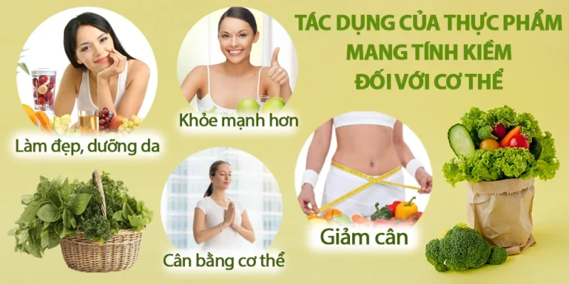 Chế độ ăn uống tính kiềm tốt cho sức khỏe như thế nào