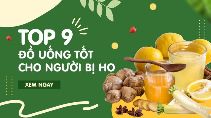 Bị ho nên uống nước gì