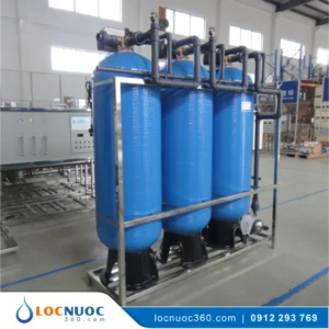 Hệ thống lọc thô 7m3 sản xuất Nước đóng bình
