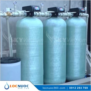 Hệ thống lọc thô 7m3 sản xuất Nước đóng bình