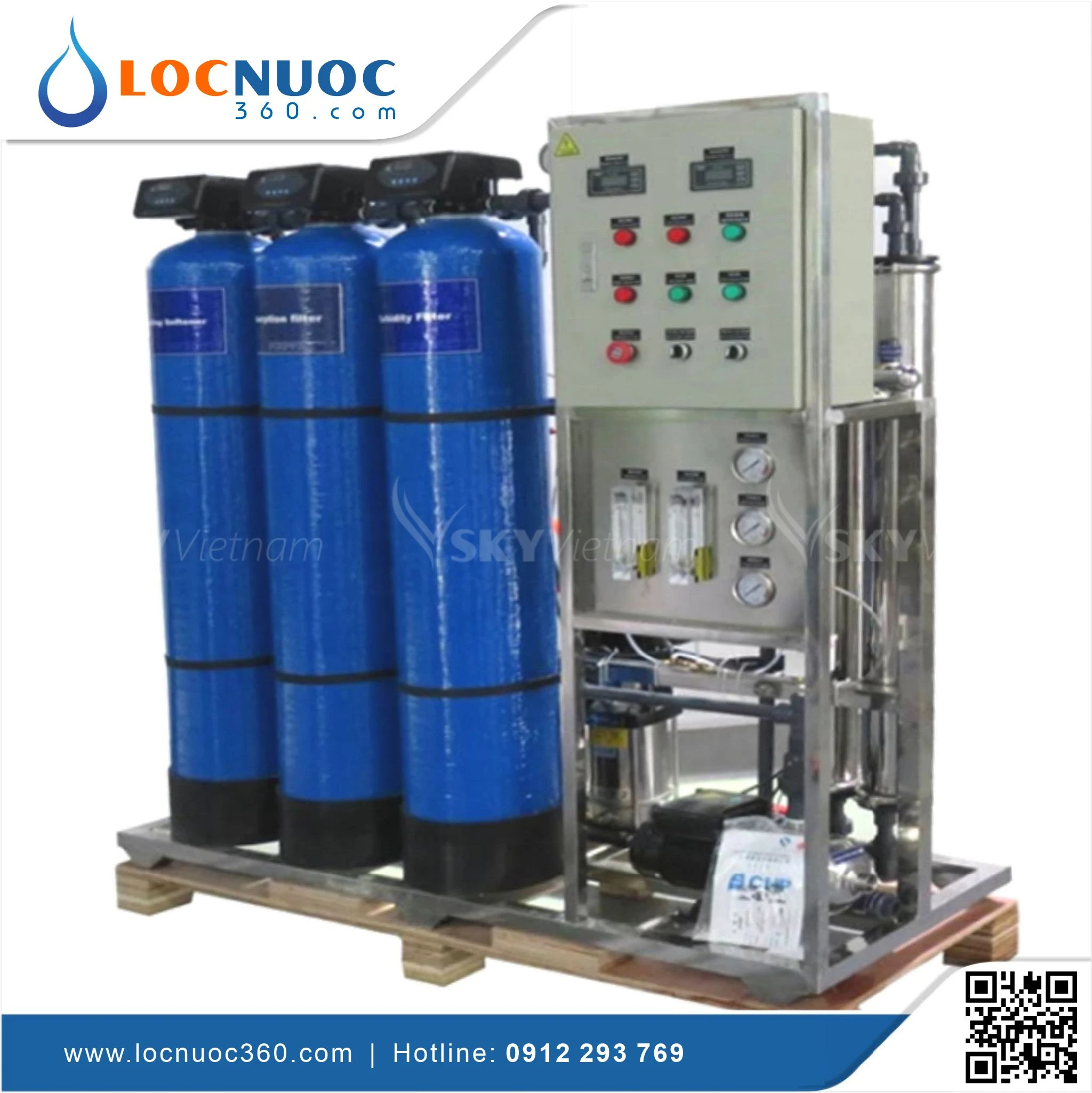 Máy lọc nước RO 700lit cho Dược phẩm KN700 3 Máy lọc nước RO 700lit cho Dược phẩm KN700