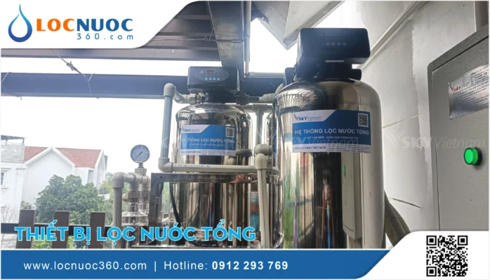 Hệ thống lọc tổng dành cho các khu Biệt thự cao cấp