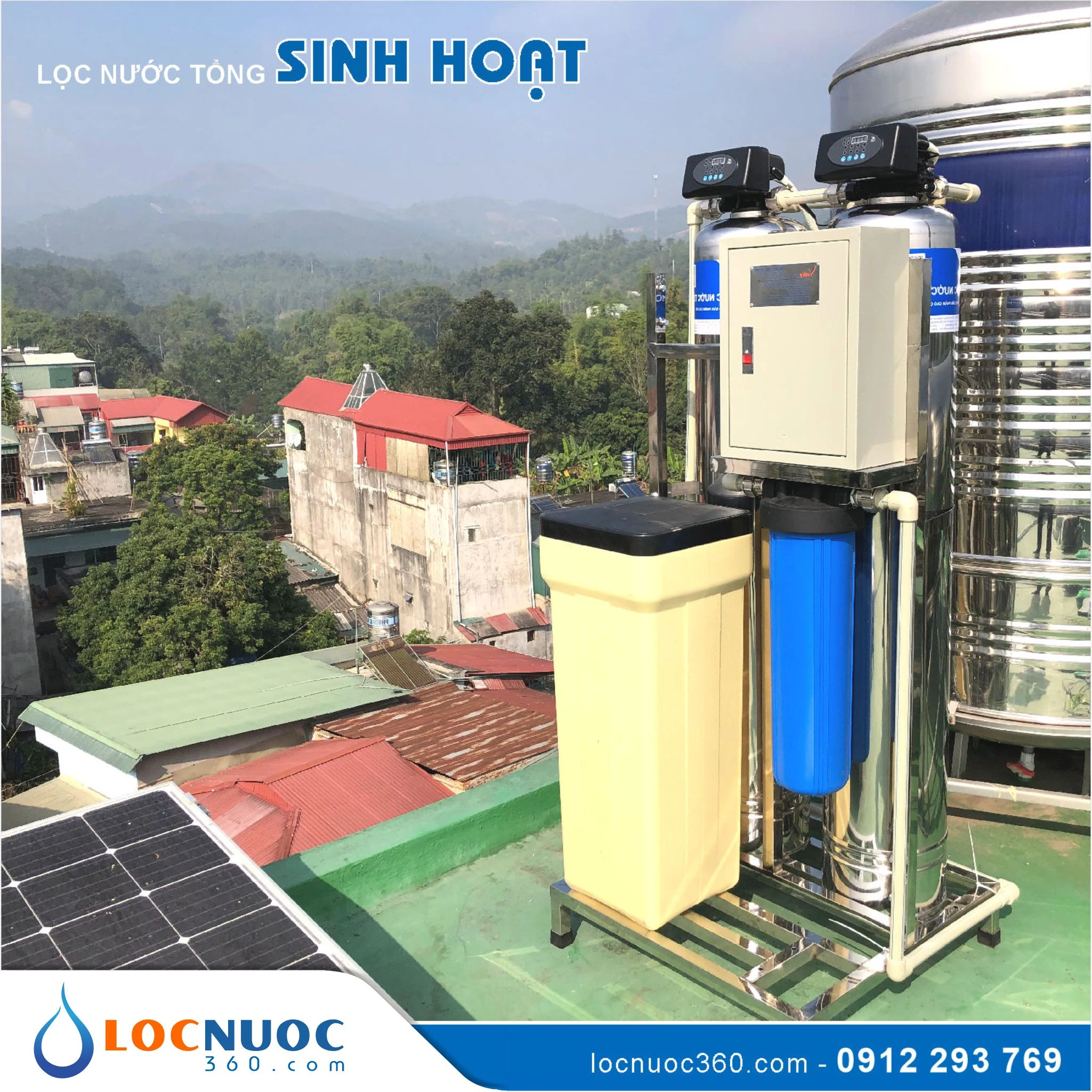Bộ lọc nước tổng, làm mềm cao cấp VSK02-54 Duo Inox