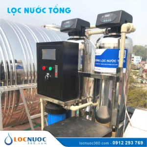 Máy lọc nước tổng xử lý nước nhiễm Sắt, Mangan