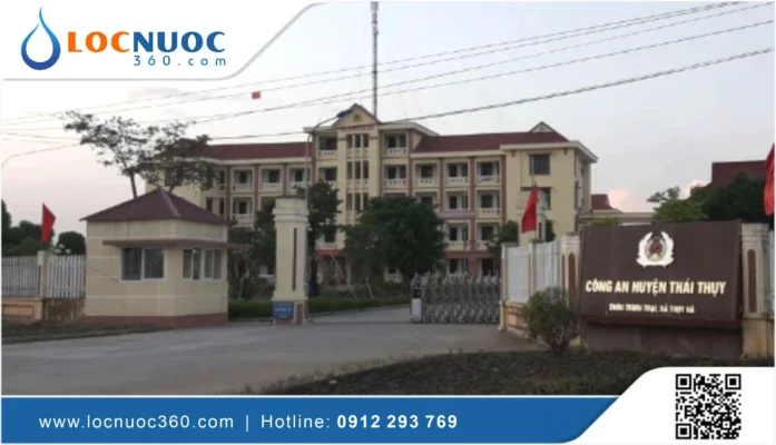 Lọc nước cho Trụ sở Công an huyện Thái Thụy – Thái Bình