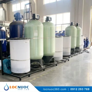 Hệ thống lọc nước cho Nồi hơi sấy nông sản, hoa quả