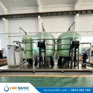 Hệ thống lọc tổng 30m3 cho Resort, Khu du lịch VSK30-LT