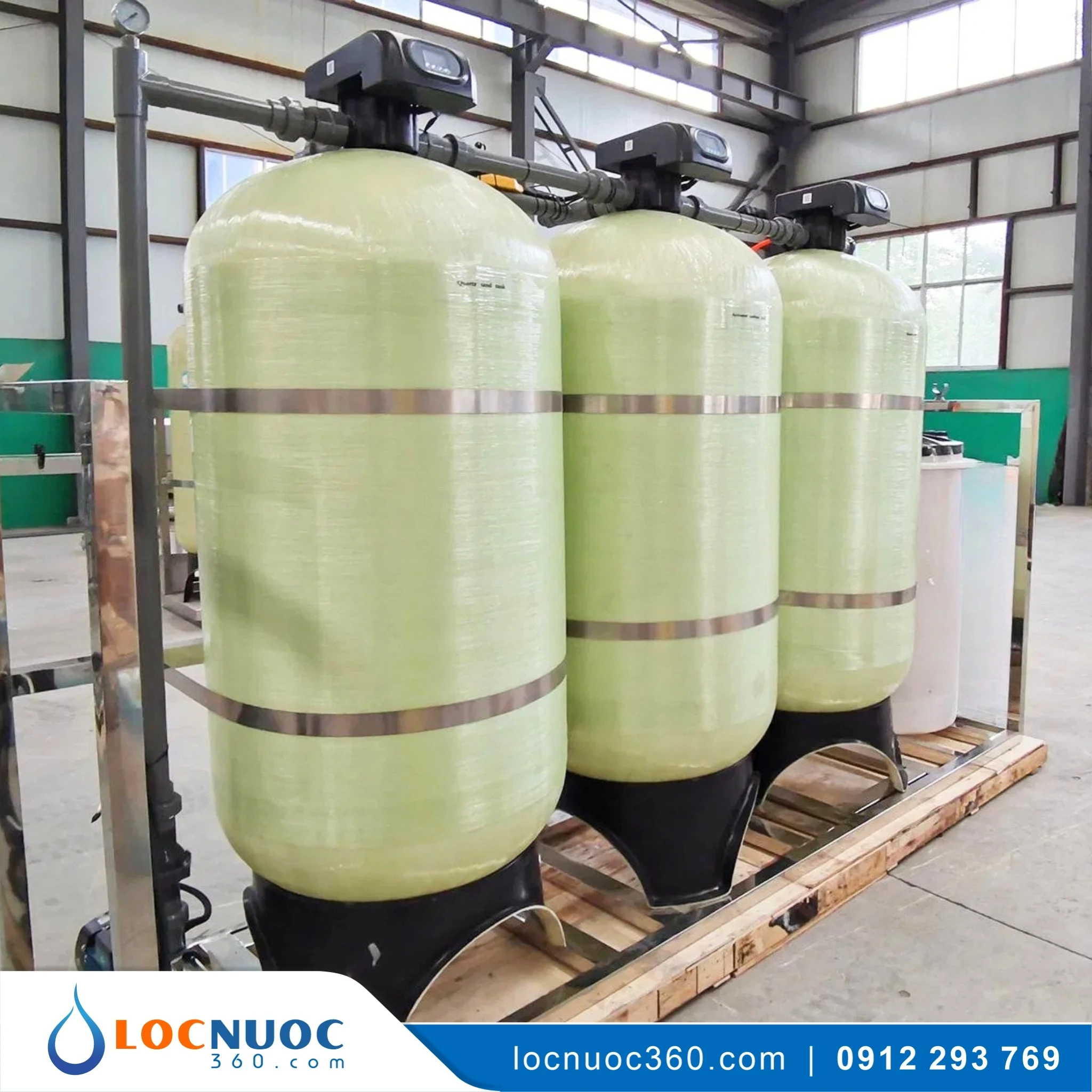 Hệ thống lọc nước tổng 7m3 cho Bệnh viện VSK07-LT 2 Hệ thống lọc nước tổng 7m3 cho Bệnh viện VSK07-LT