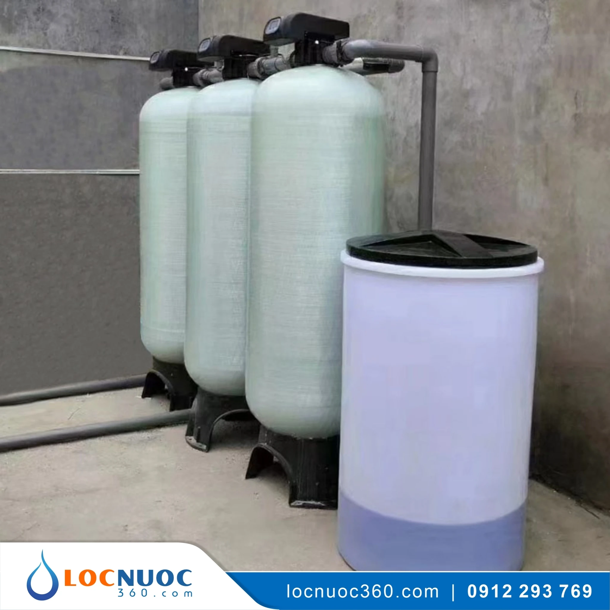 Hệ thống lọc nước tổng 4m3 cho Bệnh viện VSK04-LT 2 Hệ thống lọc nước tổng 4m3 cho Bệnh viện VSK04-LT