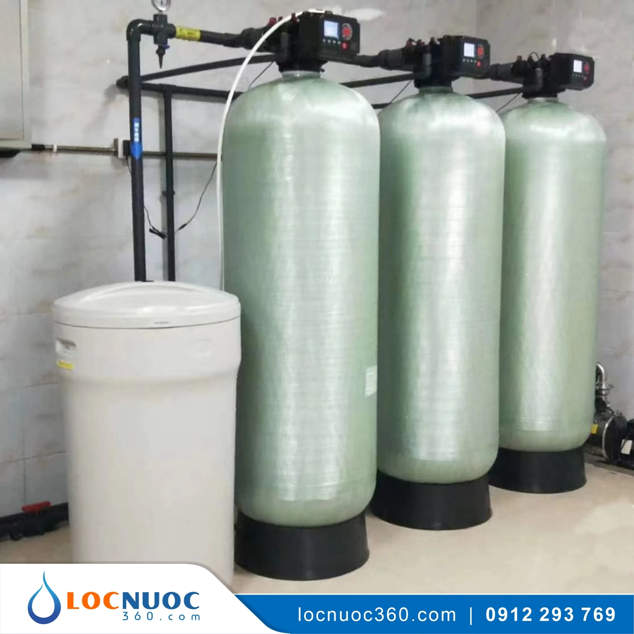 Hệ thống lọc nước tổng 4m3 cho Bệnh viện VSK04-LT