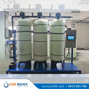 Hệ thống lọc nước nhiễm Sắt cho Giặt là công nghiệp
