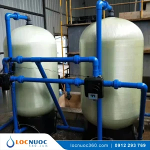 Hệ thống lọc nước nhiễm Sắt cho Giặt là công nghiệp