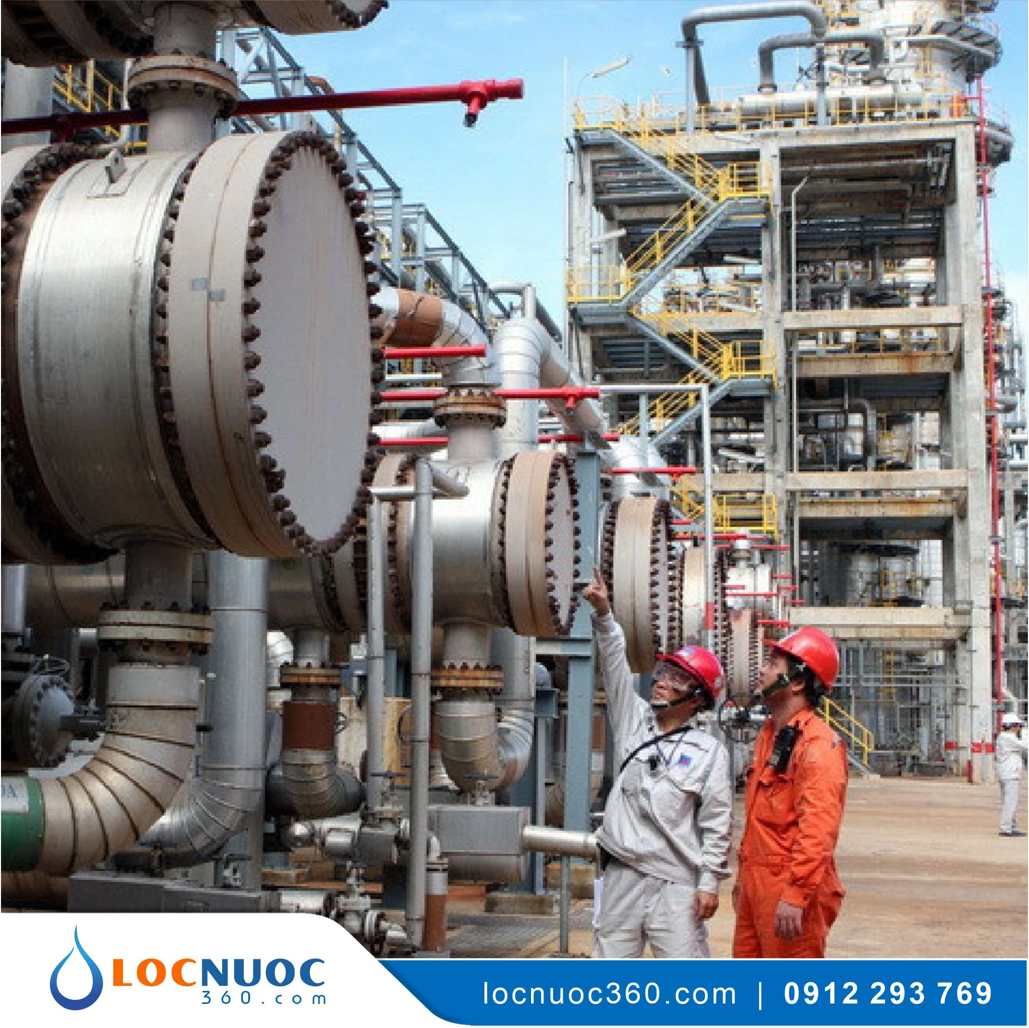 Lọc nước công nghiệp cho Nhà máy Lọc hóa dầu