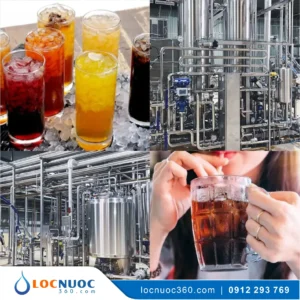 Thiết bị lọc nước cho Sản xuất nước Tăng lực đóng lon