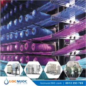Hệ thống lọc nước tổng 20m3 sản xuất Dệt Nhuộm
