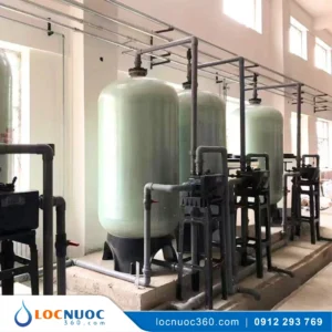 Hệ thống lọc nước tổng 20m3 sản xuất Dệt Nhuộm