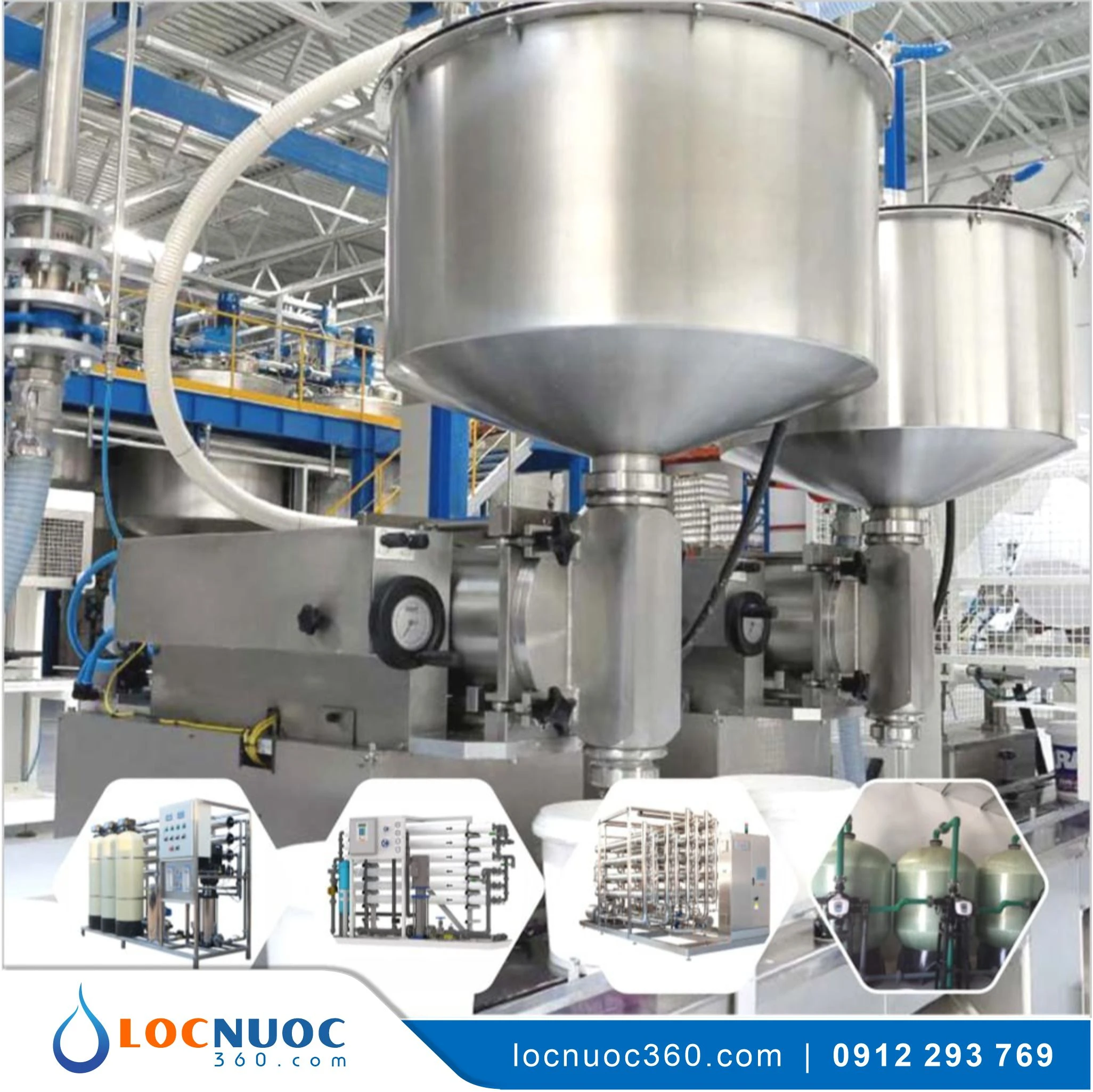 Hệ thống lọc RO Công nghiệp sản xuất Hóa chất
