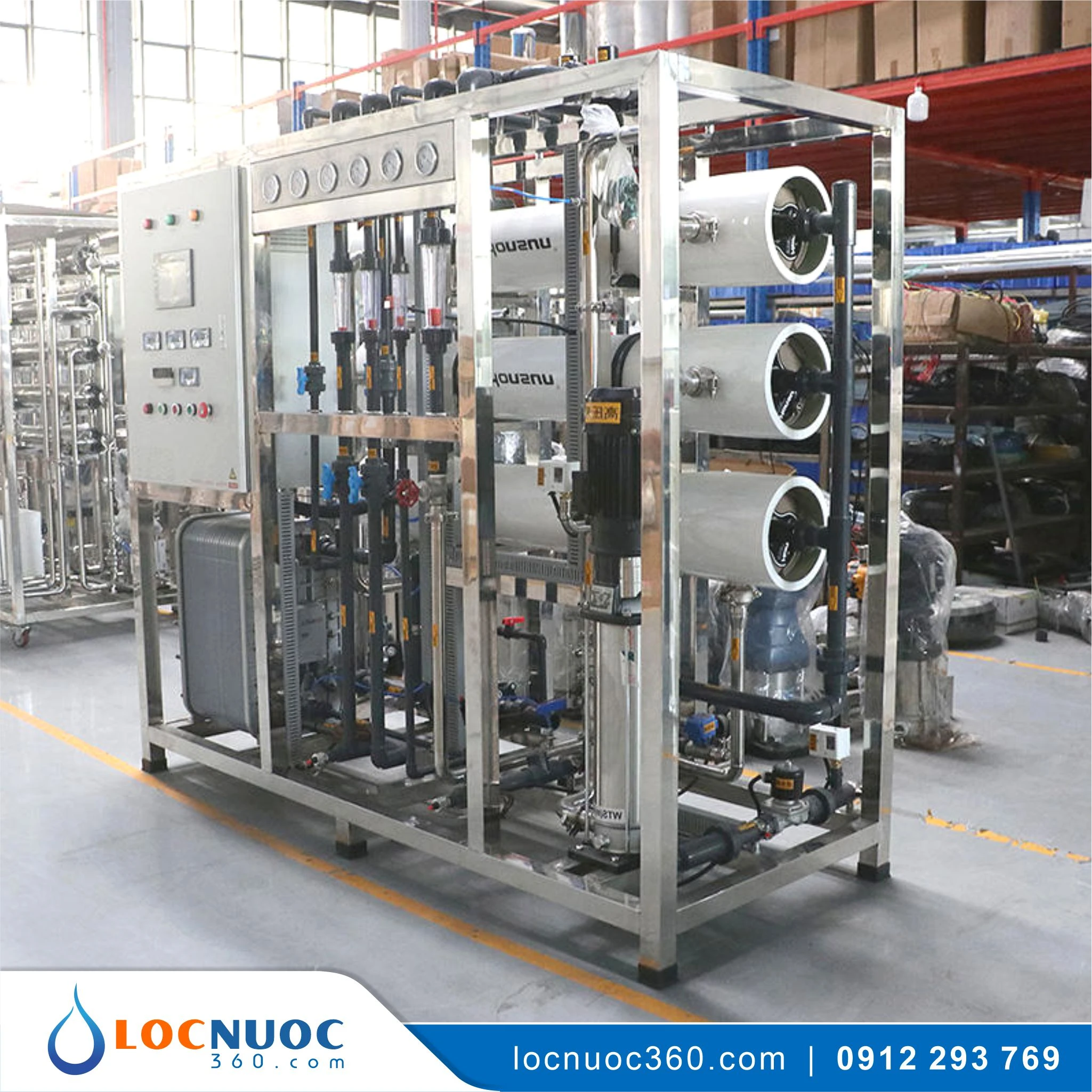 Hệ thống lọc nước khử khoáng Sản xuất Sơn, Xi mạ 3 Hệ thống lọc nước khử khoáng Sản xuất Sơn, Xi mạ