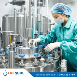 Lọc nước cho Dây chuyền Sản xuất Mỹ phẩm cao cấp