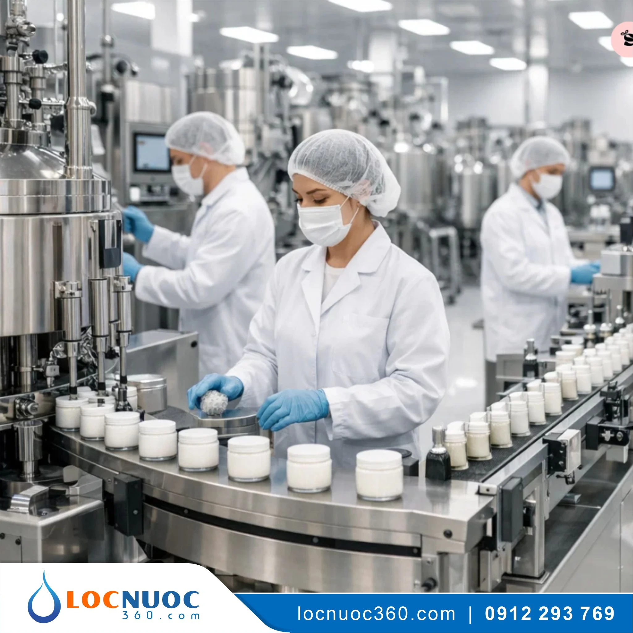 Lọc nước cho Nhà máy Sản xuất Mỹ phẩm tại Hà Nội 2 Lọc nước cho Nhà máy Sản xuất Mỹ phẩm tại Hà Nội