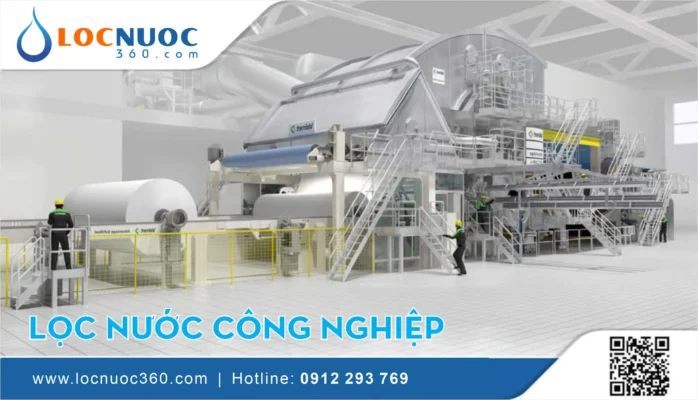Hệ thống lọc tổng xử lý nước đầu vào cho Nhà máy sản xuất giấy