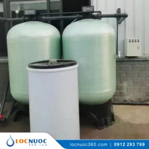 Hệ thống làm mềm nước 7m3 cho Tháp giải nhiệt