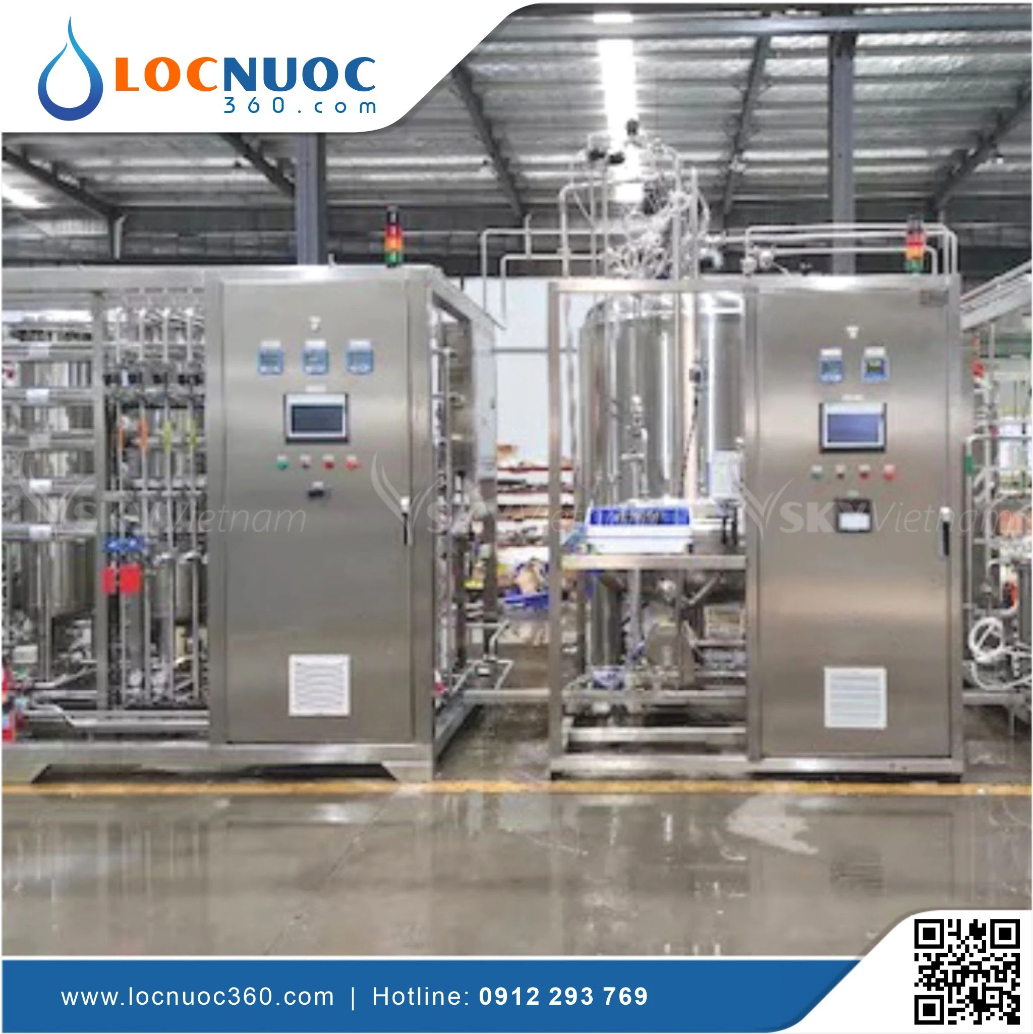 Lọc nước cho Dây chuyền Sản xuất Mỹ phẩm cao cấp