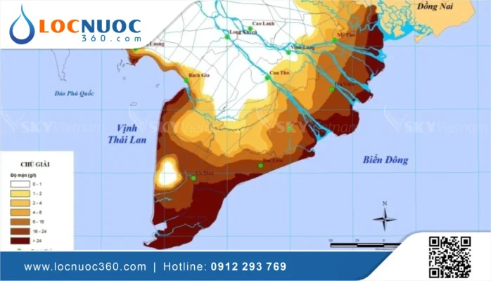 Những khu vực nào nguồn nước bị nhiễm Asen?