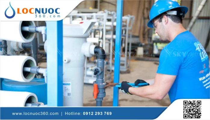 Lắp máy lọc nước Công nghiệp RO đúng kỹ thuật cần lưu ý gì?