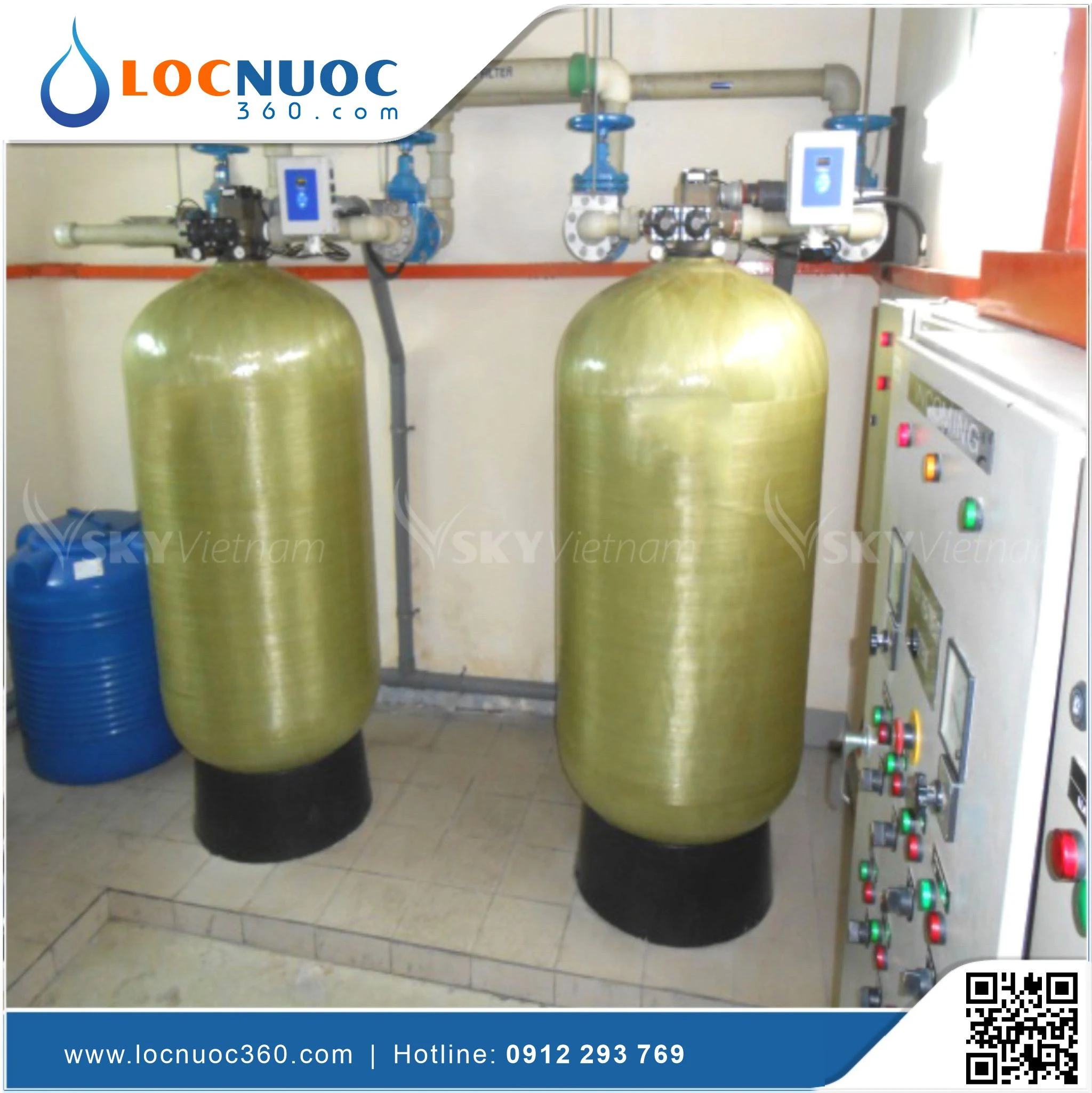 Hệ thống lọc nước tổng 5m3 cho Dược phẩm VSK5.0-LT 4 Hệ thống lọc nước tổng 5m3 cho Dược phẩm VSK5.0-LT