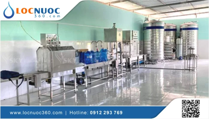 Hệ thống lọc nước Công nghiệp RO 1000 lit cho Nhà máy gỗ