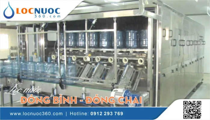 Hệ thống lọc nước tinh khiết đóng bình, đóng chai giá bao nhiêu?
