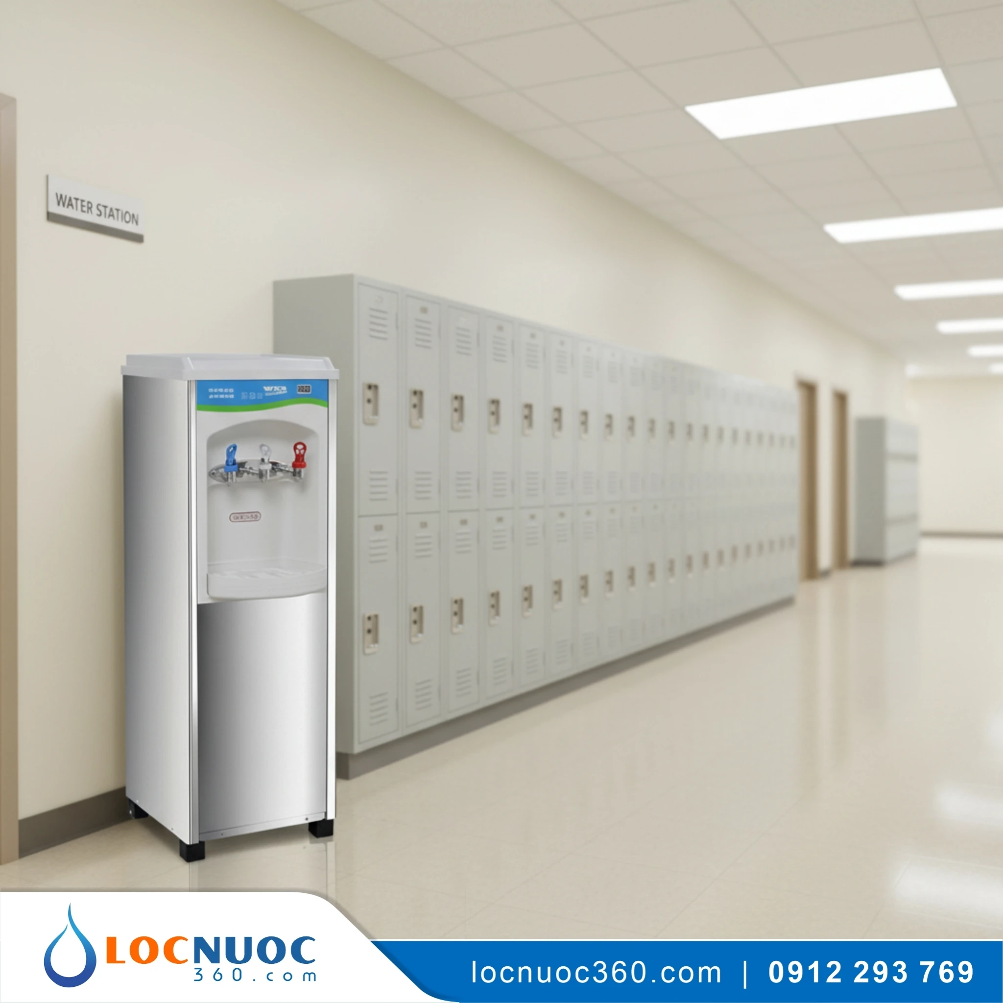 Máy lọc nước RO Nóng-Lạnh-Ấm cho Trường học KN07-N05 2 Máy lọc nước RO Nóng-Lạnh-Ấm cho Trường học KN07-N05