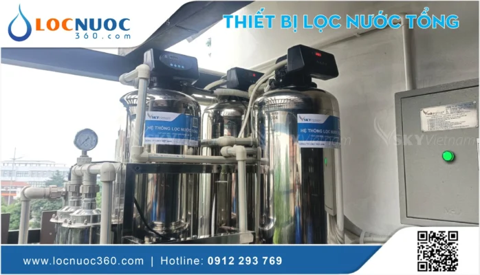 Hệ thống lọc tổng Biệt thự: Giải pháp nước sạch tốt nhất hiện nay