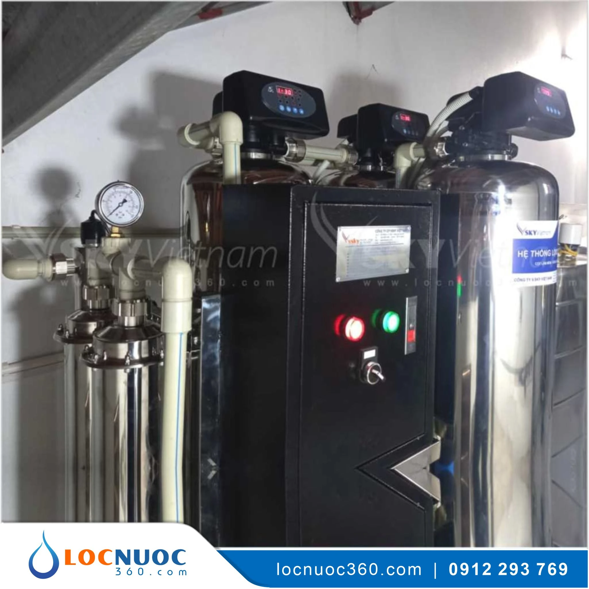 Bộ lọc nước tổng Siêu lọc UF VSK03UF-54-V1 Premium 4 Bộ lọc nước tổng Siêu lọc UF VSK03UF-54-V1 Premium