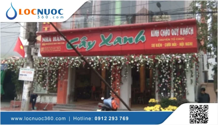 Lọc nước cho Nhà hàng Cây Xanh, Bình Mỹ, Bình Lục – Hà Nam