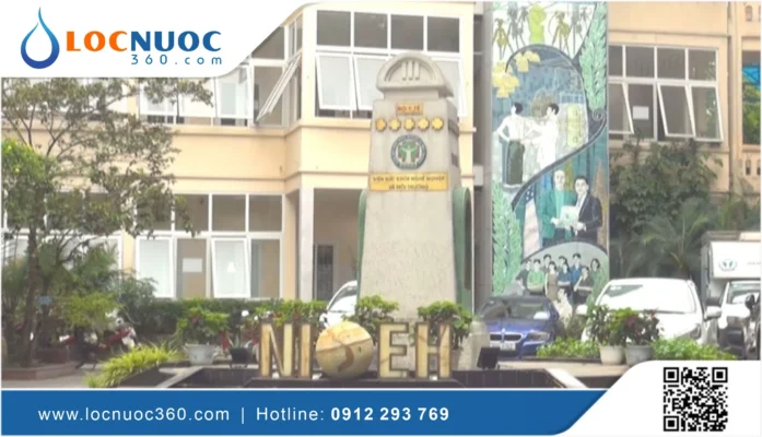 Hệ thống lọc nước xét nghiệm cho Viện sức khỏe Nghề nghiệp và Môi trường, Hà Nội