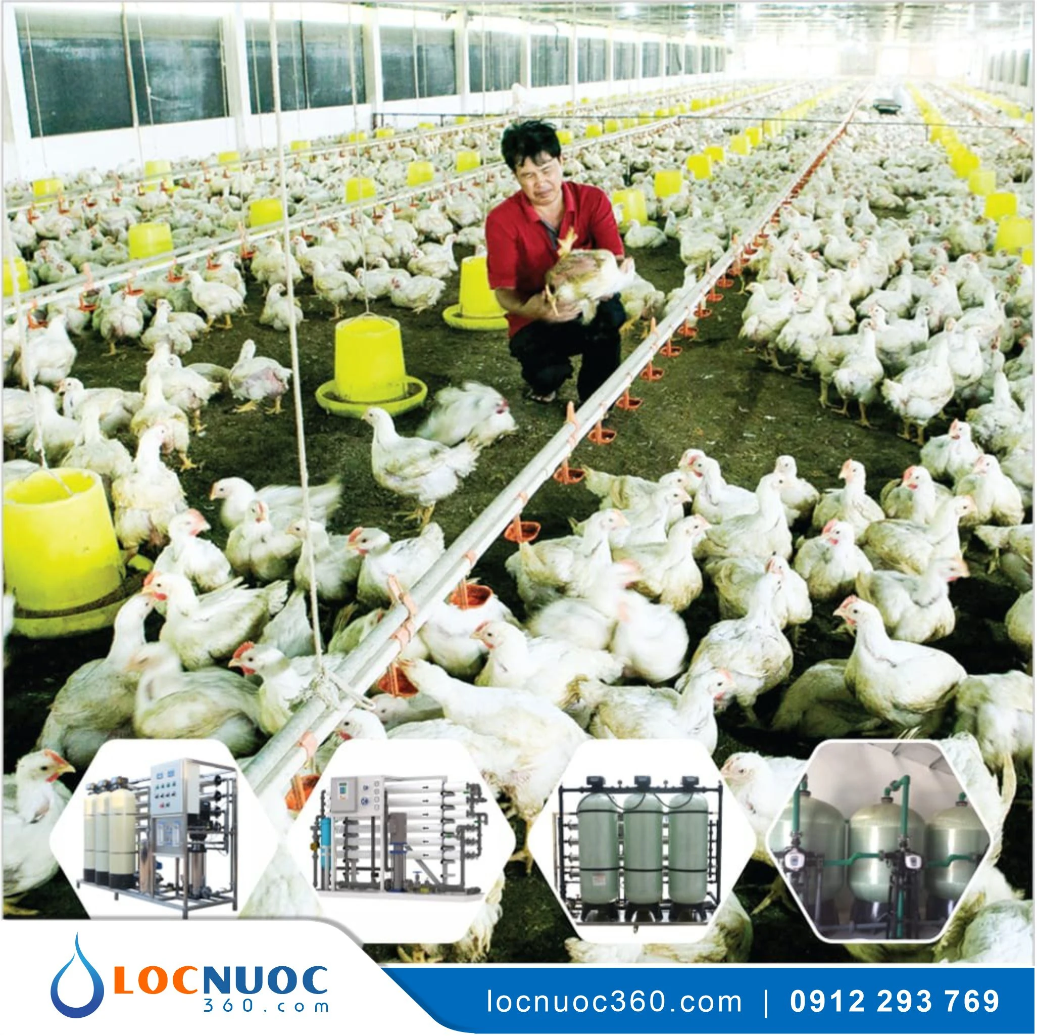 Thiết bị làm mềm nước cho Trang trại chăn nuôi 1 Thiết bị làm mềm nước cho Trang trại chăn nuôi