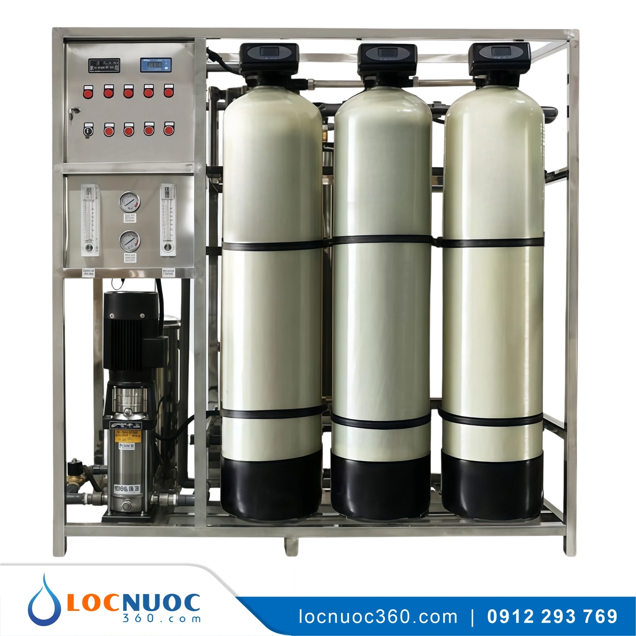 Máy lọc nước RO 700lit cho Trang trại chăn nuôi 2 Máy lọc nước RO 700lit cho Trang trại chăn nuôi