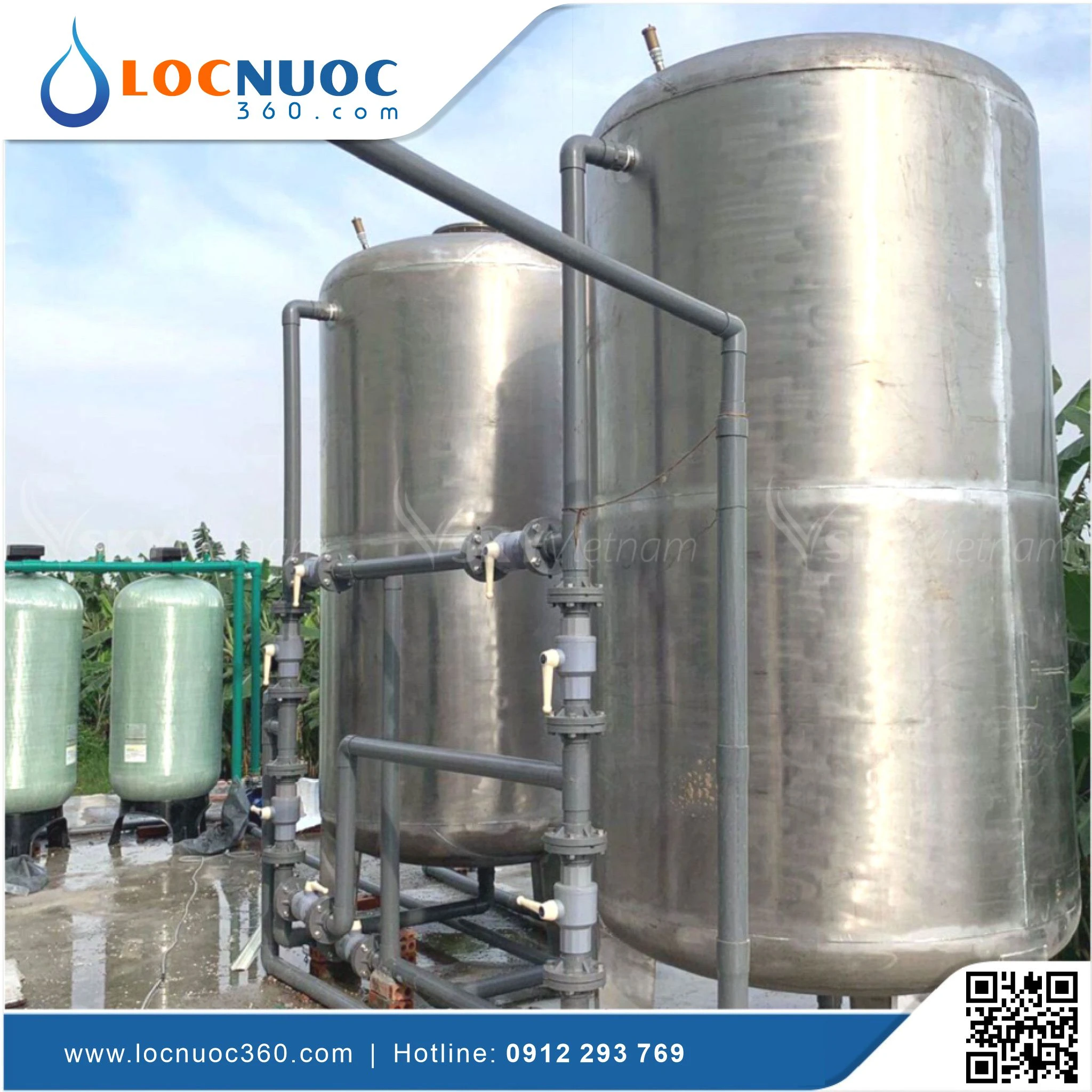 Hệ thống Lọc nước công nghiệp cho Cụm công nghiệp 2 Hệ thống Lọc nước công nghiệp cho Cụm công nghiệp