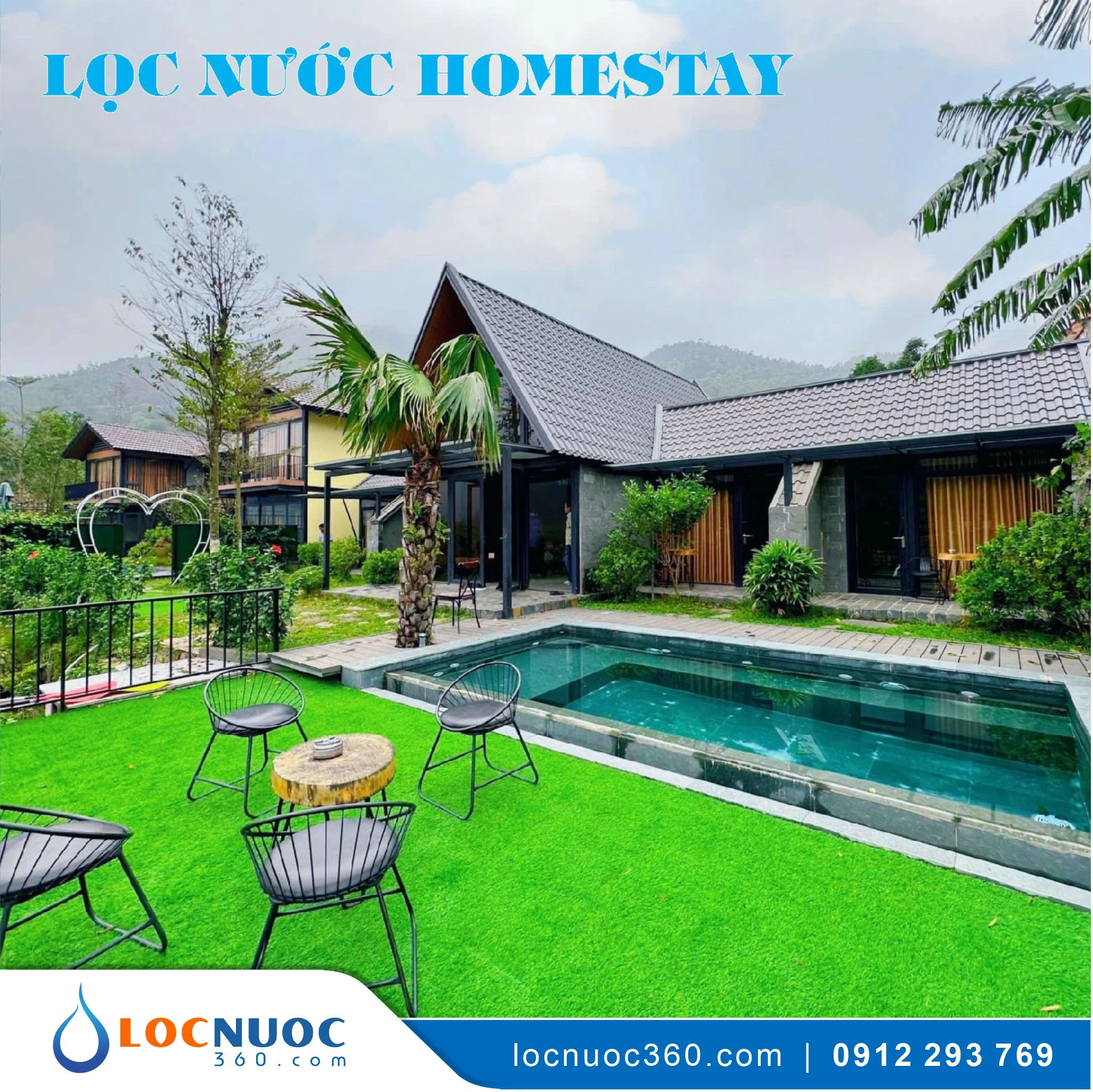 Hệ thống lọc nước sinh hoạt đạt chuẩn cho Homestay