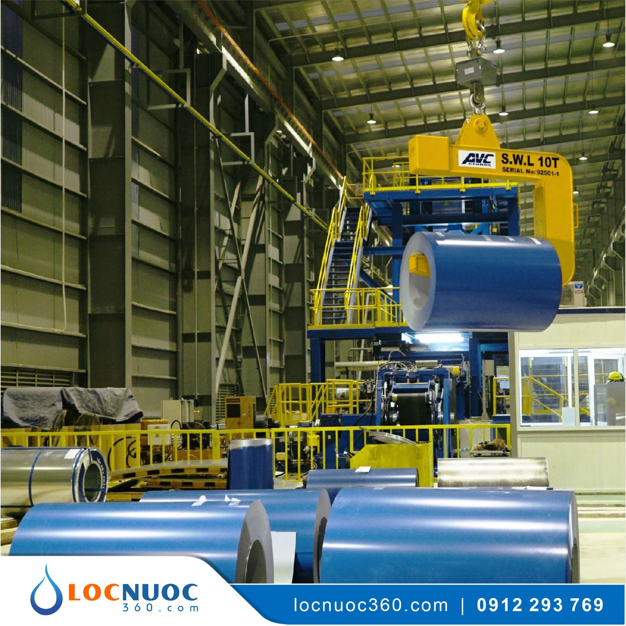 Lọc nước công nghiệp cho Nhà máy sản xuất Tôn mạ màu