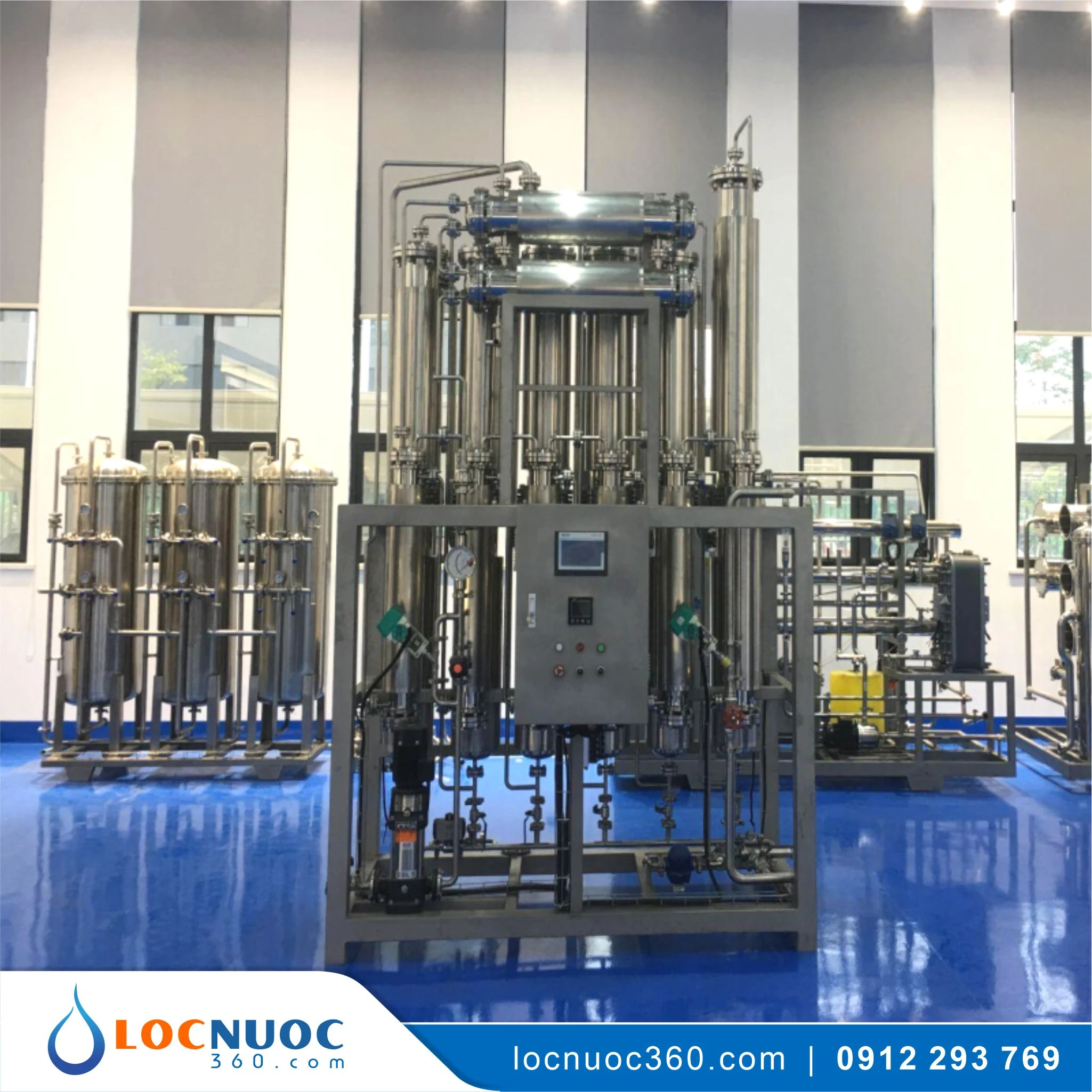 Thiết bị lọc nước siêu tinh khiết Sản xuất nước cất 3 Thiết bị lọc nước siêu tinh khiết Sản xuất nước cất