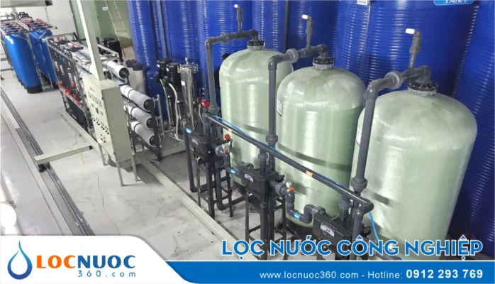 Hệ thống lọc nước Công nghiệp dùng cho Dây chuyền mạ điện